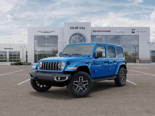 Hydro Blue Pearl 2026 Jeep Wrangler Sahara