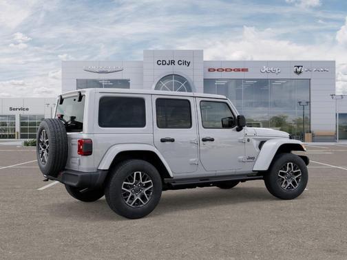 Bright White Clearcoat 2025 Jeep Wrangler Sahara
