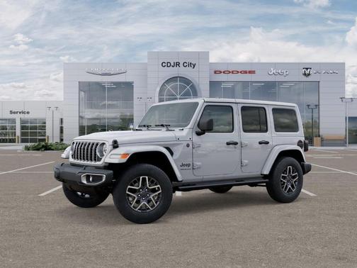 Bright White Clearcoat 2025 Jeep Wrangler Sahara