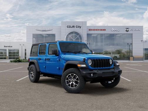 Hydro Blue Pearl 2026 Jeep Wrangler Sport