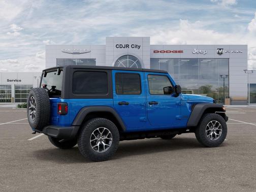 Hydro Blue Pearl 2026 Jeep Wrangler Sport