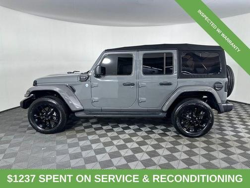 Sting Gray Clearcoat 2023 Jeep Wrangler 4xe Sahara