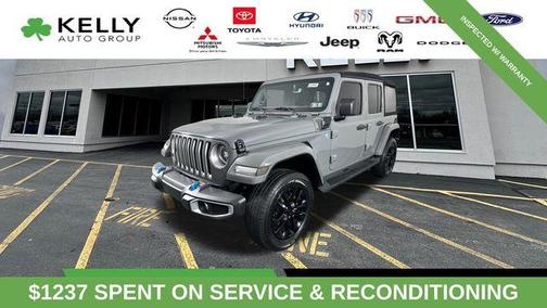 Sting Gray Clearcoat 2023 Jeep Wrangler 4xe Sahara