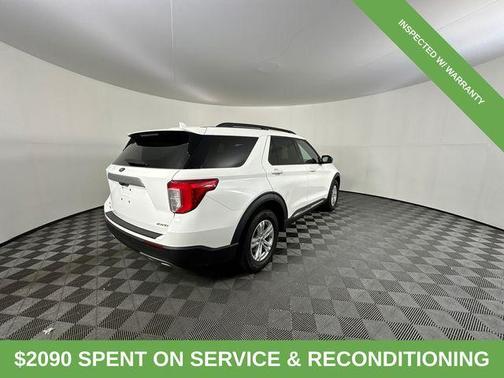 White Metallic 2022 Ford Explorer XLT