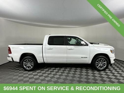 Ivory White 2022 RAM 1500 Laramie