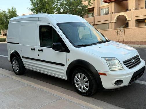 Frozen White 2012 Ford Transit Connect XLT