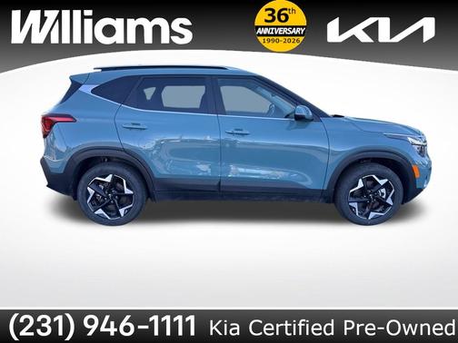 Pluton Blue 2025 Kia Seltos EX
