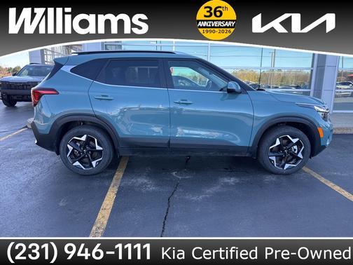 Pluton Blue 2025 Kia Seltos EX