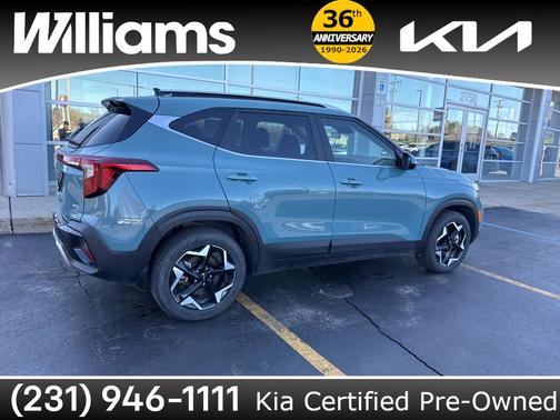 Pluton Blue 2025 Kia Seltos EX