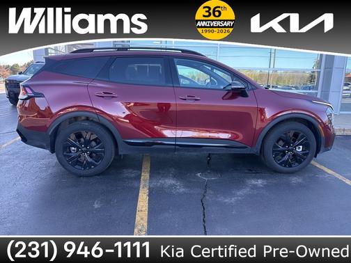 Dawning Red 2025 Kia Sportage X-Line