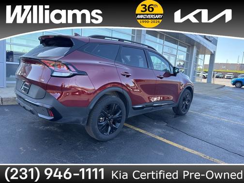 Dawning Red 2025 Kia Sportage X-Line