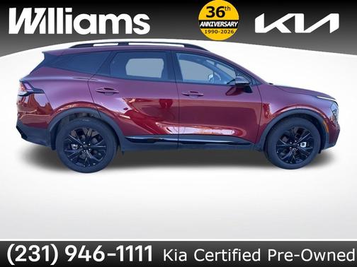 Dawning Red 2025 Kia Sportage X-Line