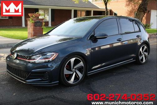 Dark Iron Blue Metallic 2019 Volkswagen Golf GTI 2.0T S 4-Door Hatchback