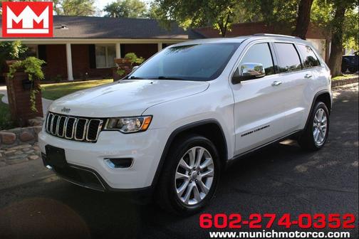 Bright White Clearcoat 2017 Jeep Grand Cherokee Limited