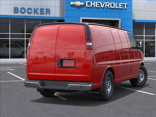 Red Hot 2026 Chevrolet Express 3500 3500 Regular Wheelbase, WT, RWD