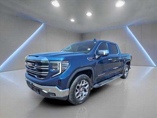 Pacific Blue Metallic 2022 GMC Sierra 1500 SLT
