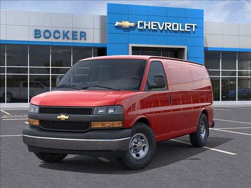 Red Hot 2026 Chevrolet Express 3500 3500 Regular Wheelbase, WT, RWD