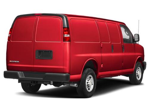 Red Hot 2026 Chevrolet Express 3500 3500 Regular Wheelbase, WT, RWD
