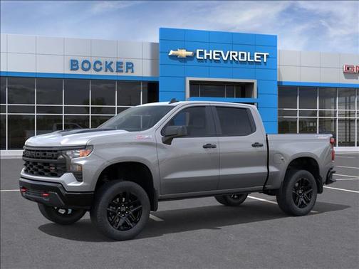 Sterling Gray Metallic 2026 Chevrolet Silverado 1500 Custom Trail Boss