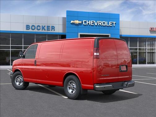 Red Hot 2026 Chevrolet Express 3500 3500 Regular Wheelbase, WT, RWD