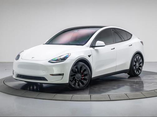 White 2022 Tesla Model Y Performance