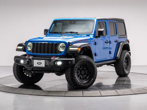 Hydro Blue Pearl Coat 2024 Jeep Wrangler Rubicon