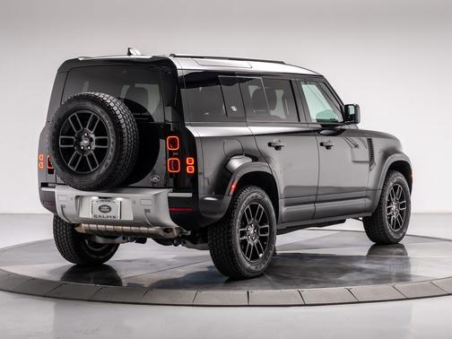 Santorini Black Metallic 2023 Land Rover Defender 110 S