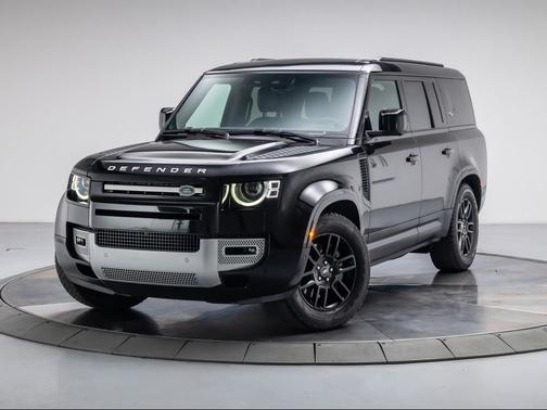 Santorini Black Metallic 2024 Land Rover Defender 130 P300 S