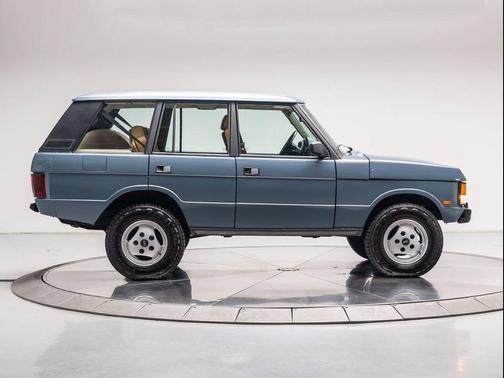 LAND ROVER ARLES BLUE 1994 Land Rover Range Rover Classic by Stray Dog Classics