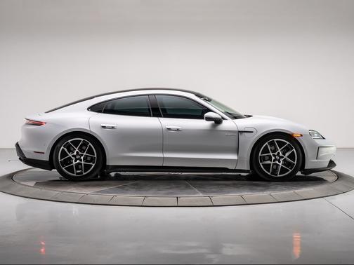Ice Gray Metallic 2025 Porsche Taycan Base