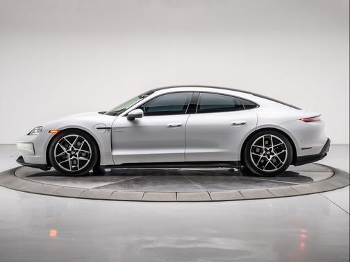 Ice Gray Metallic 2025 Porsche Taycan Base