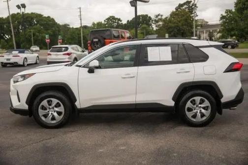 Super White 2021 Toyota RAV4 LE