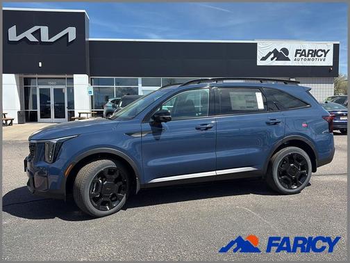 Midnight Lake Blue 2026 Kia Sorento SX