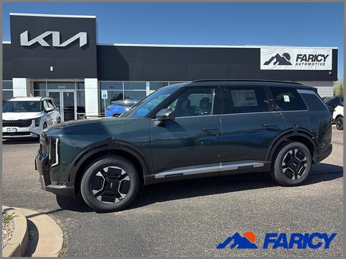 Black Jade Green 2027 Kia Telluride Hybrid EX