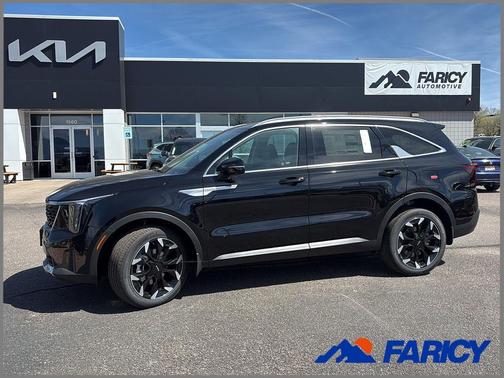 Ebony Black 2026 Kia Sorento EX