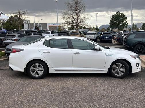 Snow White Pearl 2015 Kia Optima Hybrid Base