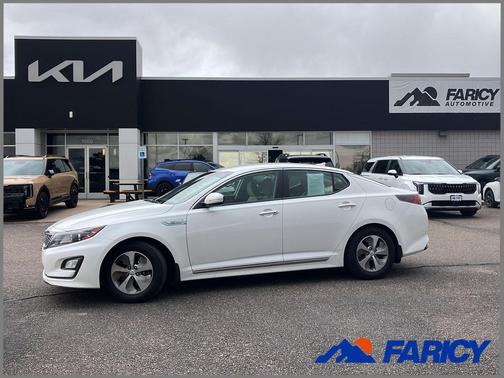 Snow White Pearl 2015 Kia Optima Hybrid Base