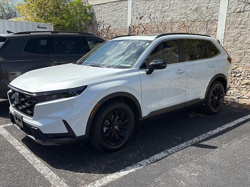 Platinum White Pearl 2024 Honda CR-V Hybrid Sport AWD