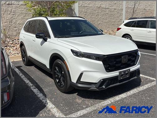 Platinum White Pearl 2024 Honda CR-V Hybrid Sport AWD