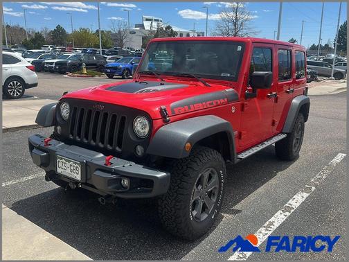 Firecracker Red Clearcoat 2017 Jeep Wrangler Unlimited Rubicon