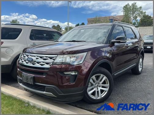 Burgundy Velvet Metallic Tinted Clearcoat 2018 Ford Explorer XLT