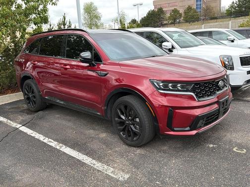 Passion Red Tintcoat 2021 Kia Sorento SX