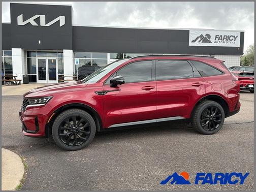 Passion Red Tintcoat 2021 Kia Sorento SX