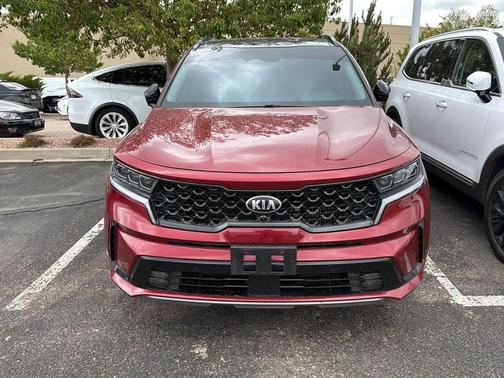 Passion Red Tintcoat 2021 Kia Sorento SX