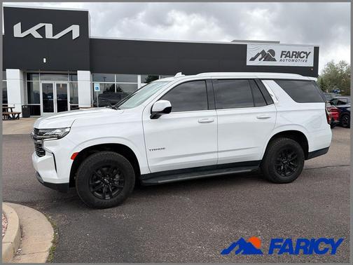Summit White 2021 Chevrolet Tahoe LT