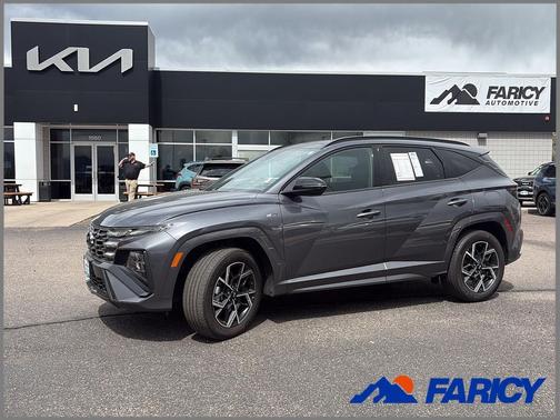 Titan Gray 2025 Hyundai TUCSON Hybrid N Line