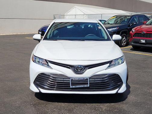 Super White 2020 Toyota Camry LE