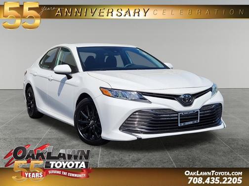 Super White 2020 Toyota Camry LE