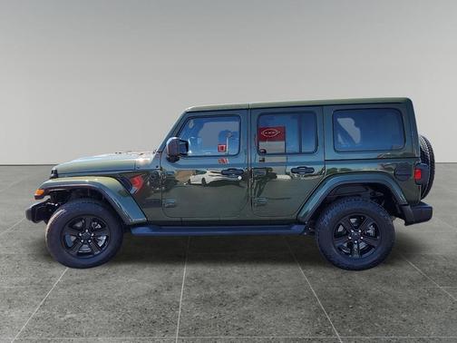 Sarge Green Clearcoat 2021 Jeep Wrangler Unlimited Sahara