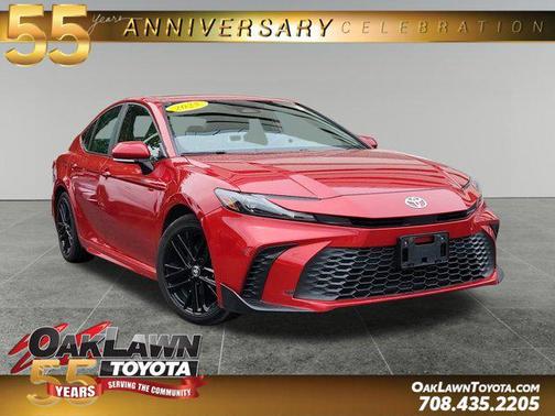Red 2025 Toyota Camry SE
